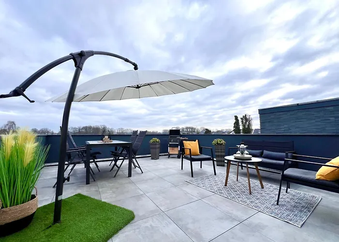 Grosse Wellness + Sauna + Netflix Lejlighed *